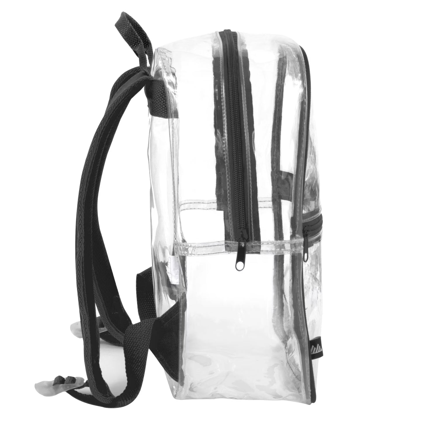 WilJackSports Clear Stadium Approved Backpack, Heavy Duty Waterproof Transparent Backpack for Sports, Travel, Gym and School
